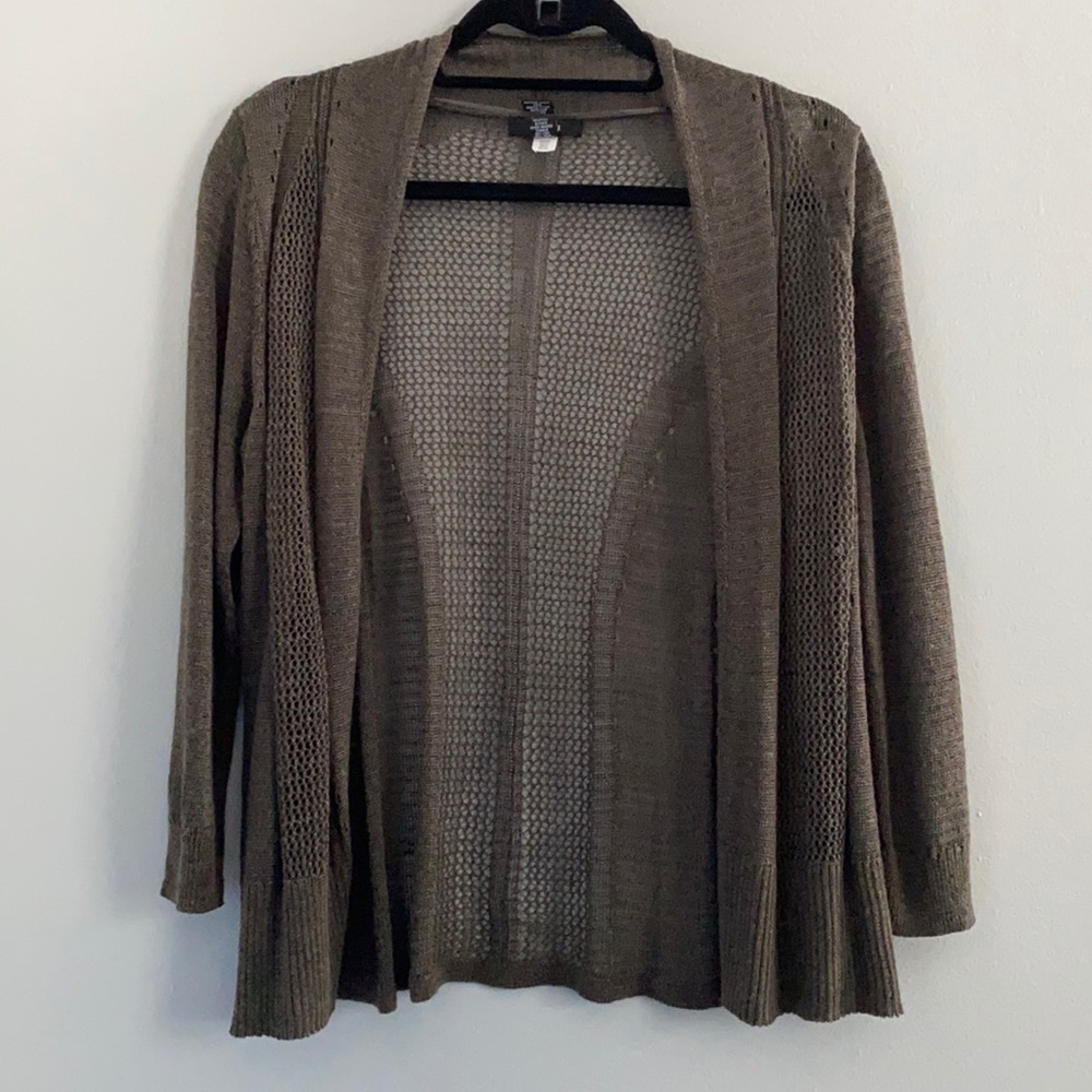 ALFANI Dark Green Cardigan